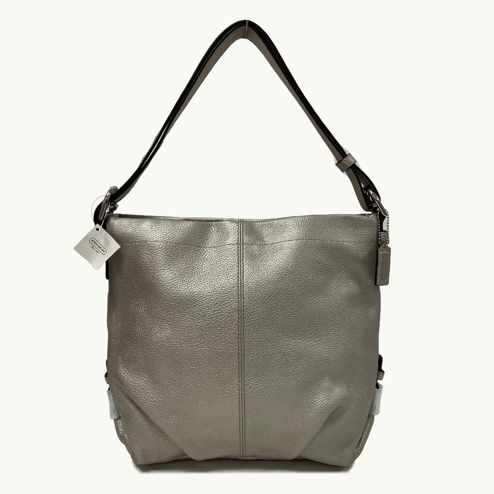 COACH 15064 Silver Duffel Bag